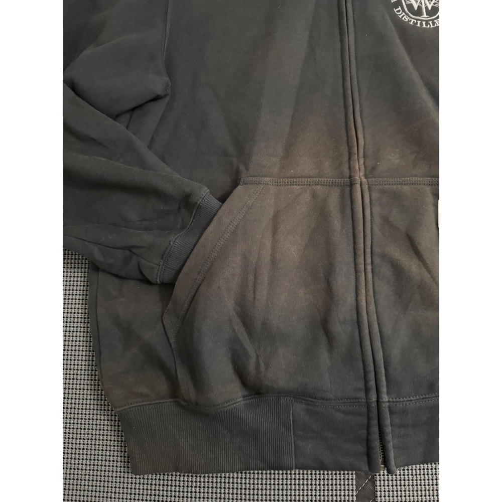 Men's Large Carhartt Zip Up Rain Defender Loose Fit Spectrum Hoodie Sweatshirt - Picture 3 of 9